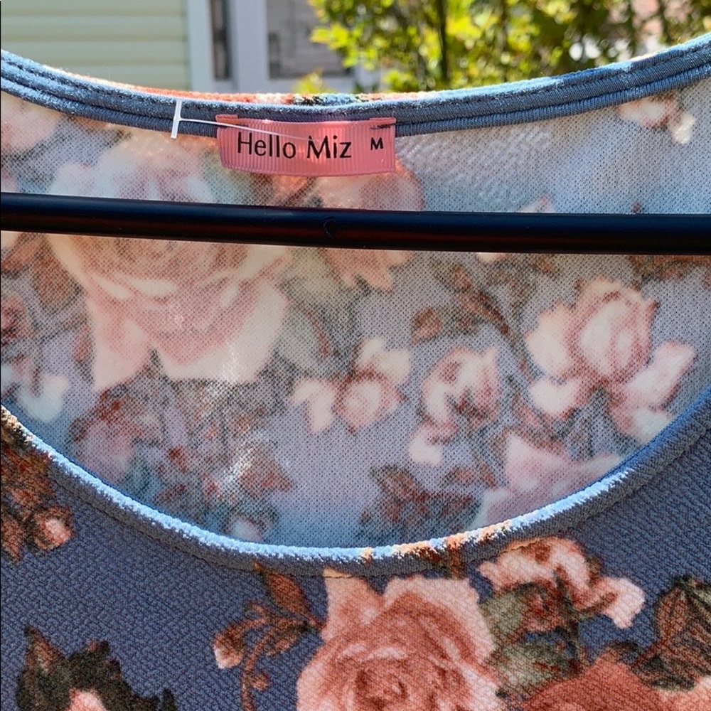Flower midi dress